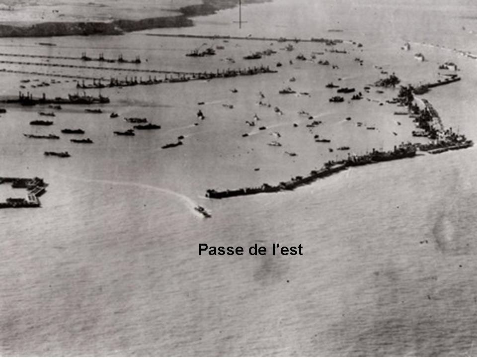 Passe Est du port artificiel d'Arromanches