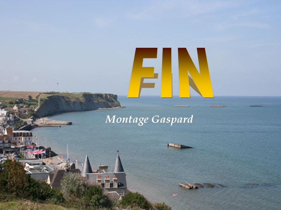 diaporama consacré au port artificiel d'Arromanches